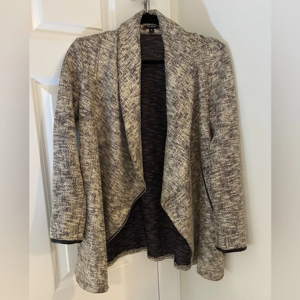 Stella & Dot Metallic Moto Jacket Size Small